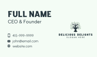 Human Lifestyle Tree Business Card