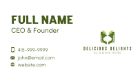 Tree Book Library Business Card Design