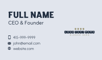 Unique Business Card example 4