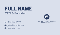 Tech Software Letter S Business Card