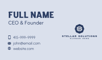 Tech Software Letter S Business Card Image Preview