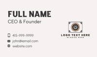 Camera Lens Photography Business Card
