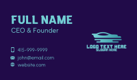 Car Silhouette Business Card example 1