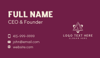 Cyber Tech Triangle Business Card Design