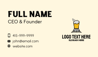 Beer Train Bar Business Card Design