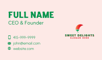 Spicy Chili Pepper Business Card