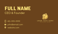 Elegant Luxury Event Business Card Design