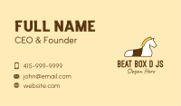 Show Horse Training Business Card
