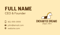 Show Horse Training Business Card Image Preview