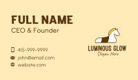 Show Horse Training Business Card Image Preview