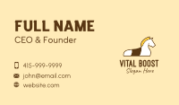 Show Horse Training Business Card Image Preview