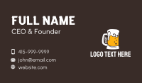 Pattern Beer Glass  Business Card