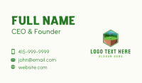 Modern Golf Course Business Card