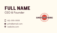 Business Classic Wordmark Business Card