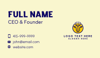 Cattle Restaurant Emblem  Business Card