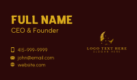 Moon Natural Spa Business Card