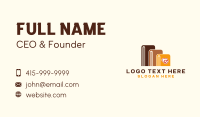Leaning Center Business Card example 4