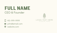 Nature Tree Branch Business Card Design