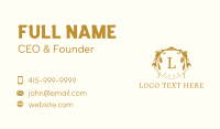 Fashion Jewelry Letter  Business Card