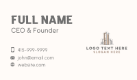 Architecture Building Contractor Business Card Design