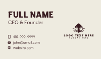 Organic Garden Mushroom Business Card