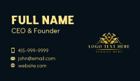 Luxury Hammer Construction Business Card Design