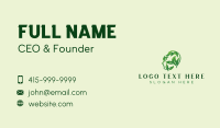 Health Leaf Therapy Business Card Design