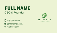 Health Leaf Therapy Business Card Image Preview