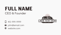 Retro Car Restoration Business Card