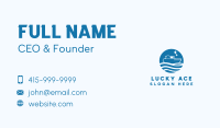 Ocean Sailboat Travel Business Card Image Preview