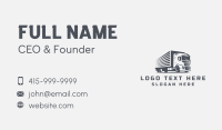 Cargo Transport Truck  Business Card