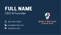 Skull Demon Horns  Business Card