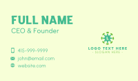 Virus Leaves Lettermark Business Card