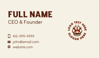 Outdoor Mountain Paw Business Card