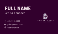 Hand Flower Beauty Business Card