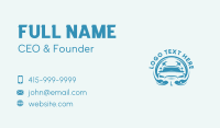 Clean Bubbles Car Wash Business Card