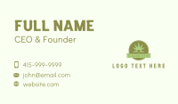 Cannabis Heart Badge  Business Card
