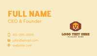 Lion Face Business Card example 1