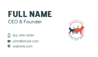 Dog Cat Veterinary Business Card Design