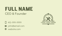 Chisel Hammer Artisan Business Card