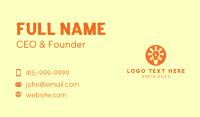 Light Bulb Lettermark  Business Card