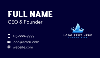 Water Fluid Aqua Business Card