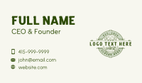 Vegetable Farmers Market Business Card Design