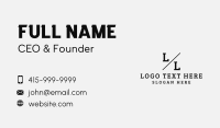 Generic Industrial Letter  Business Card