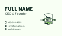 Grass Lawn Landscaping Business Card