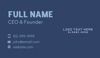 Generic Tech Business Business Card