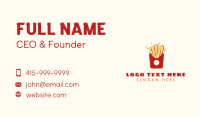 Fries Business Card example 1