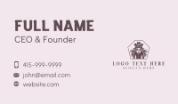 Rodeo Western Cowgirl Business Card