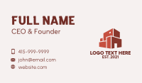 Red Building Warehouse  Business Card