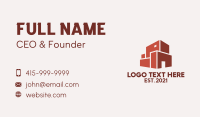 Red Building Warehouse  Business Card